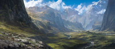 The Birth of Eden - Gaming Desk Mat