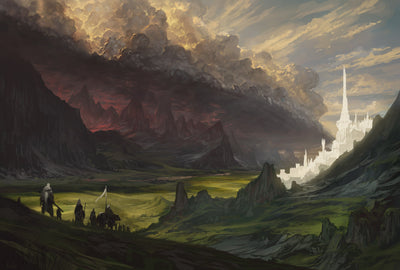 The Coming Darkness - Gaming Desk Mat