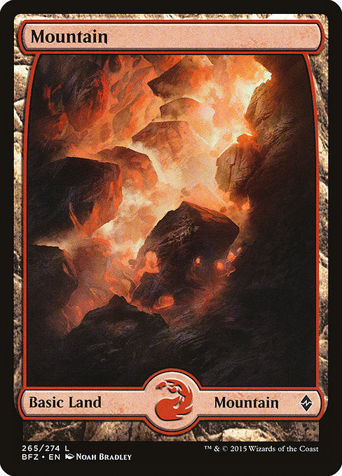 Mountain (Battle for Zendikar) (Foil)