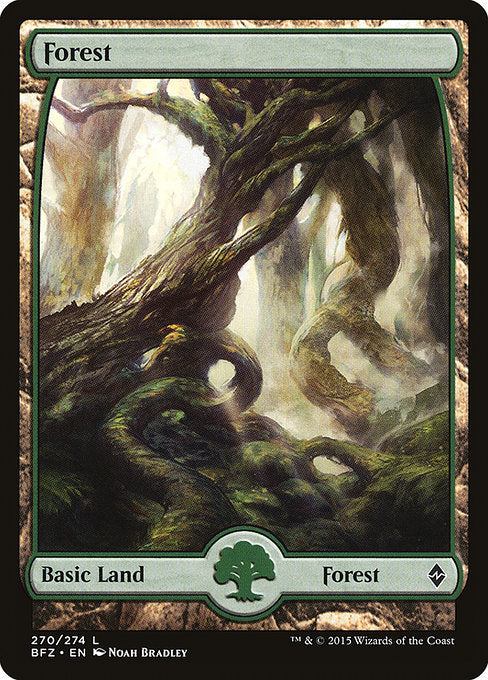 Forest (Battle for Zendikar) (Foil)