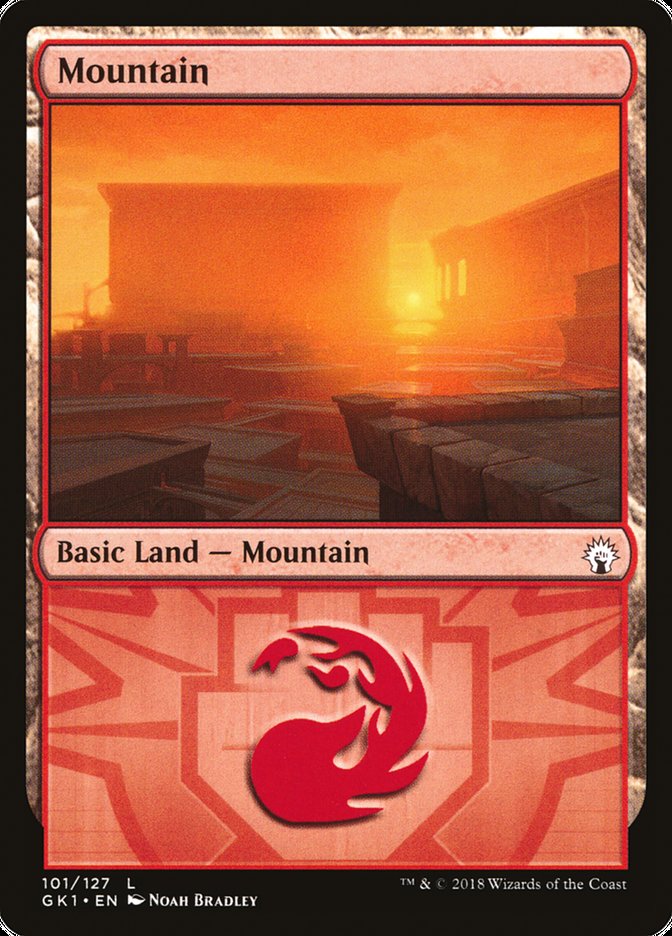 Mountain (GRN Guild Kit - Boros) (Foil)