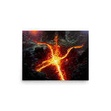 Leyline of Combustion by Noah Bradley – Magic: The Gathering 12×16 in art print (Core Set 2020)