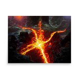 Leyline of Combustion by Noah Bradley – Magic: The Gathering 18×24 in art print (Core Set 2020)