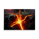 Leyline of Combustion by Noah Bradley – Magic: The Gathering 24×36 in art print (Core Set 2020)