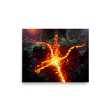 Leyline of Combustion by Noah Bradley – Magic: The Gathering 8×10 in art print (Core Set 2020)