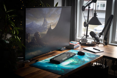 A Moment of Rest - Gaming Desk Mat