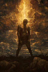 The Burdens of Triumph art print by Noah Bradley – The Sin of Man fantasy art