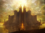 Moat by Noah Bradley – Magic: The Gathering art print (Magic Online Promos)