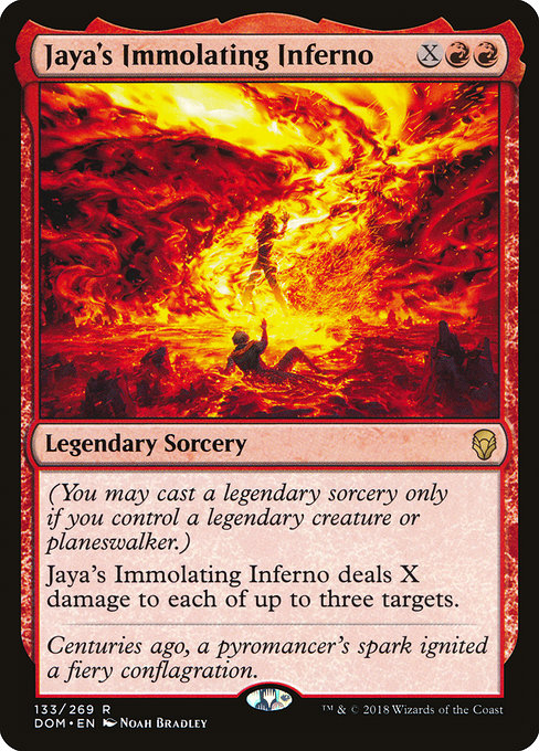 Jaya's Immolating Inferno (Foil)