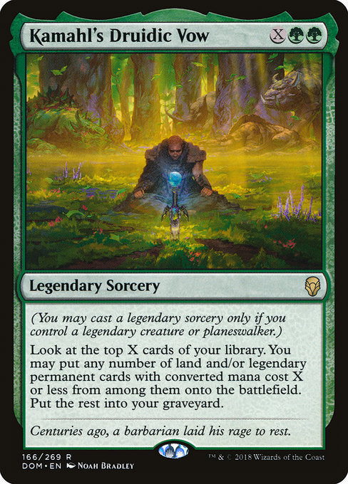Kamahl's Druidic Vow (Foil) – Noah Bradley