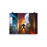 Karn's Temporal Sundering by Noah Bradley – Magic: The Gathering 12×16 in art print (Dominaria)