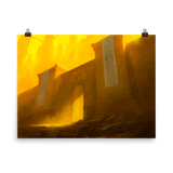 Boros Guildgate by Noah Bradley – Magic: The Gathering 18×24 in art print (Gatecrash)
