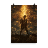 The Burdens of Triumph 24×36 in art print by Noah Bradley – The Sin of Man fantasy art