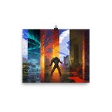 Karn's Temporal Sundering by Noah Bradley – Magic: The Gathering 8×10 in art print (Dominaria)