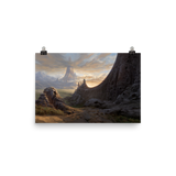 The Singing Walls 12×18 in art print by Noah Bradley – The Sin of Man fantasy art