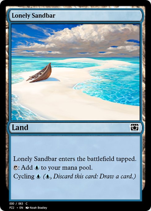 Lonely Sandbar – Noah Bradley